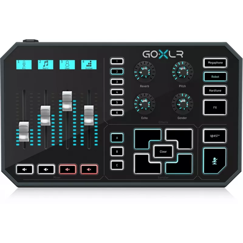 TC Helicon GO XLR – Digitālais apraides mikseris / audio interfeiss straumēšanai