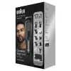 Braun MGK7491 17-in-1 Multi-Grooming Style Kit, Melns/Sudrabs, Bezvadu, Li-Ion, 100 min darbības laiks