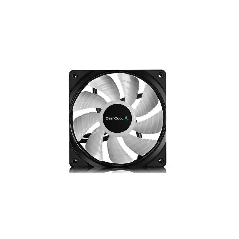 DeepCool RF120 3-in-1 RGB PWM 120mm korpusa ventilators (melns, 3 komplektā)