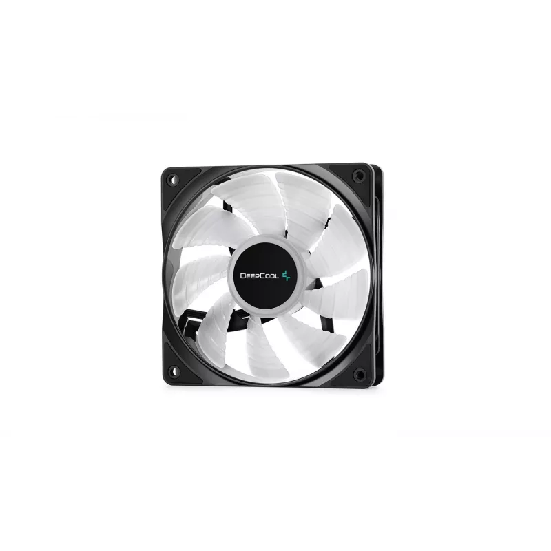 DeepCool RF120 3-in-1 RGB PWM 120mm korpusa ventilators (melns, 3 komplektā)