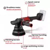 EINHELL Professional Cordless Random Orbital Polisher CP-EP 18/125 Li BL-Solo, 18V, 125mm, Red/Black, Bare Tool