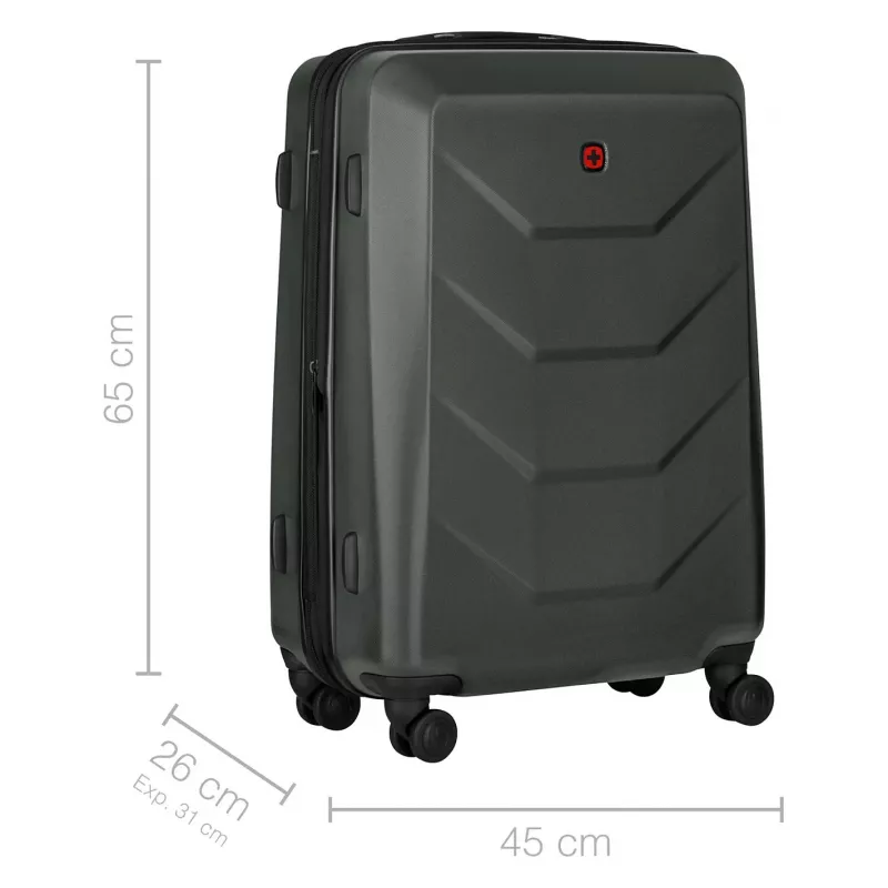 WENGER Prymo Medium Hardside Case (Antracīts, 59 Litri)