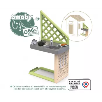 Smoby Life Summer Kitchen Grill ar Piederumiem