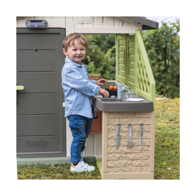 Smoby Life Summer Kitchen Grill ar Piederumiem