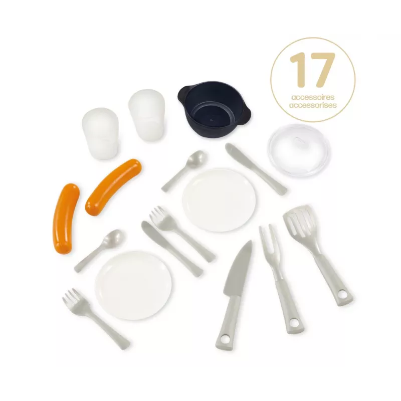 Smoby Life Summer Kitchen Grill ar Piederumiem