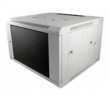 ALLNET 19 collu sienas skapis 15U 1-detaļas dziļums 450mm gaiši pelēks plakanā iepakojumā SMA sērija
