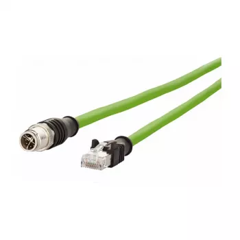 METZ CONNECT 142M2X15050 Cat6a M12 to RJ45 Patch Cable 5m Green