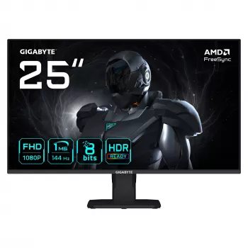 GIGABYTE GS25F14 24.5 collu Full HD 165Hz spēļu monitors - SS IPS, 1ms, FreeSync Premium, HDR Ready