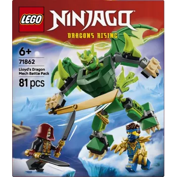 LEGO Ninjago 71862 Lloyda pūķa meha kaujas komplekts