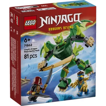 LEGO Ninjago 71862 Lloyda pūķa meha kaujas komplekts