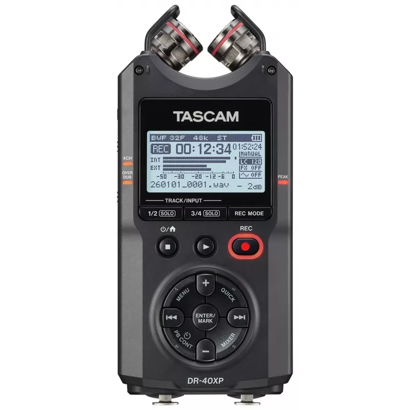 Tascam DR-40XP Portable Digital Recorder with USB Audio Interface