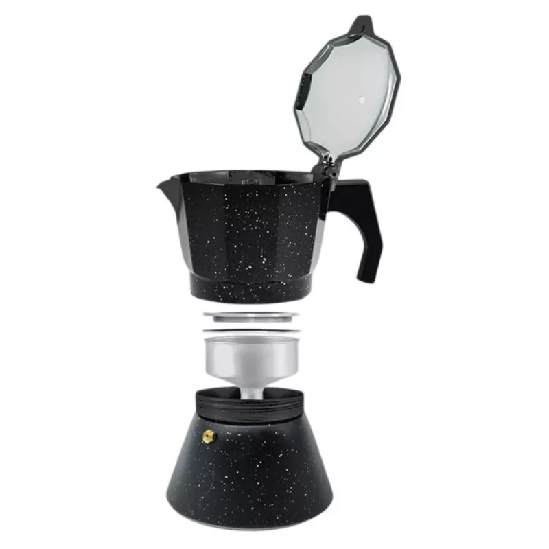 Maestro Granite MR-1667-3 Moka Pot kafijas automāts 150ml 3 tases Pelēks