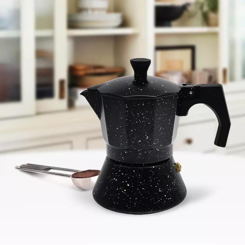 Maestro Granite MR-1667-3 Moka Pot kafijas automāts 150ml 3 tases Pelēks