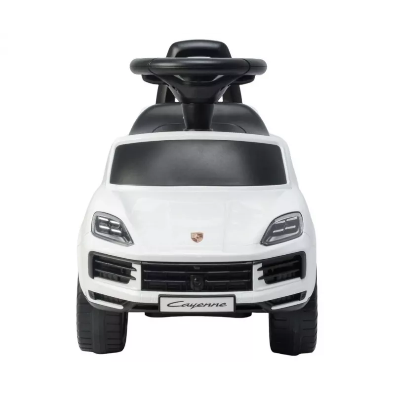 MILLY MALLY Bērnu auto Porsche Cayenne S Balts - Elektriskais braucamrīks ar 12V akumulatoru, tālvadību, LED gaismām