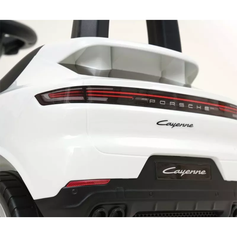 MILLY MALLY Bērnu auto Porsche Cayenne S Balts - Elektriskais braucamrīks ar 12V akumulatoru, tālvadību, LED gaismām