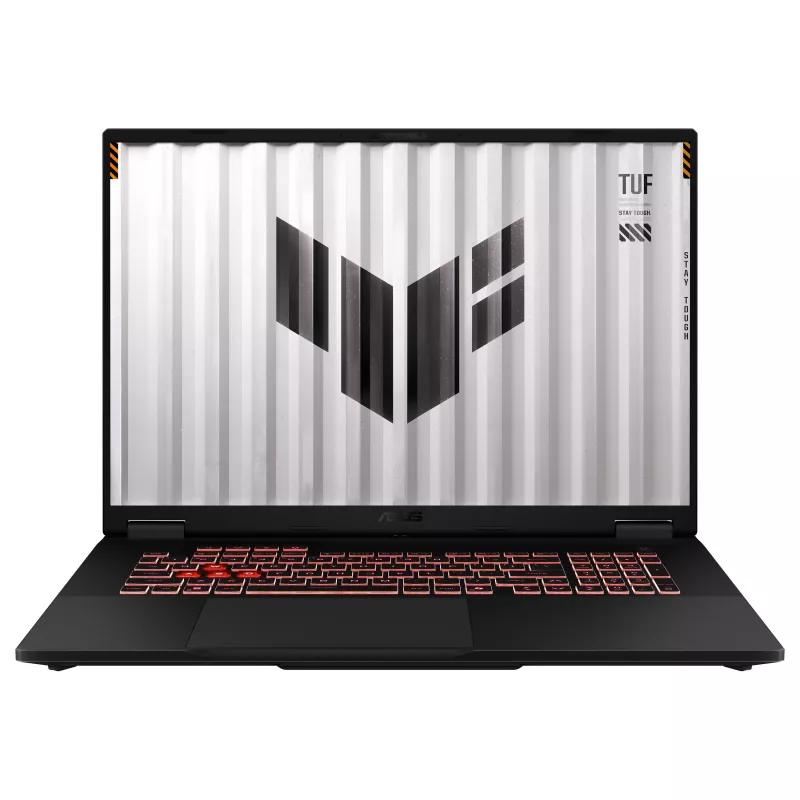 ASUS TUF Gaming A18 FA808UP-S8012W - 18 inch WUXGA 165Hz, AMD Ryzen 7 260, 16GB DDR5, 1TB SSD, NVIDIA GeForce RTX 5070, Windows 11 Home, German QWERTZ Keyboard, Jaeger Gray