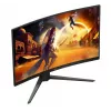 AOC C32G4Z 31.5 inch Izliekts spēļu monitors, Full HD, 240Hz, 1ms, VA, FreeSync Premium, Melns/Sarkans