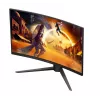 AOC C32G4Z 31.5 inch Izliekts spēļu monitors, Full HD, 240Hz, 1ms, VA, FreeSync Premium, Melns/Sarkans