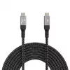 Gembird CCBP-USB4-CMCM240-0.3M Premium USB4 Type-C uzlādes un datu kabelis, 40 Gbps, 240 W, 0,3 m
