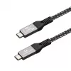 Gembird CCBP-USB4-CMCM240-0.5M Premium USB4 Type-C uzlādes un datu kabelis, 40 Gbps, 240 W, 0,5 m