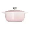 Le Creuset Signature Cast Iron Round Casserole 20 cm Shell Pink