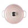 Le Creuset Signature Cast Iron Round Casserole 20 cm Shell Pink