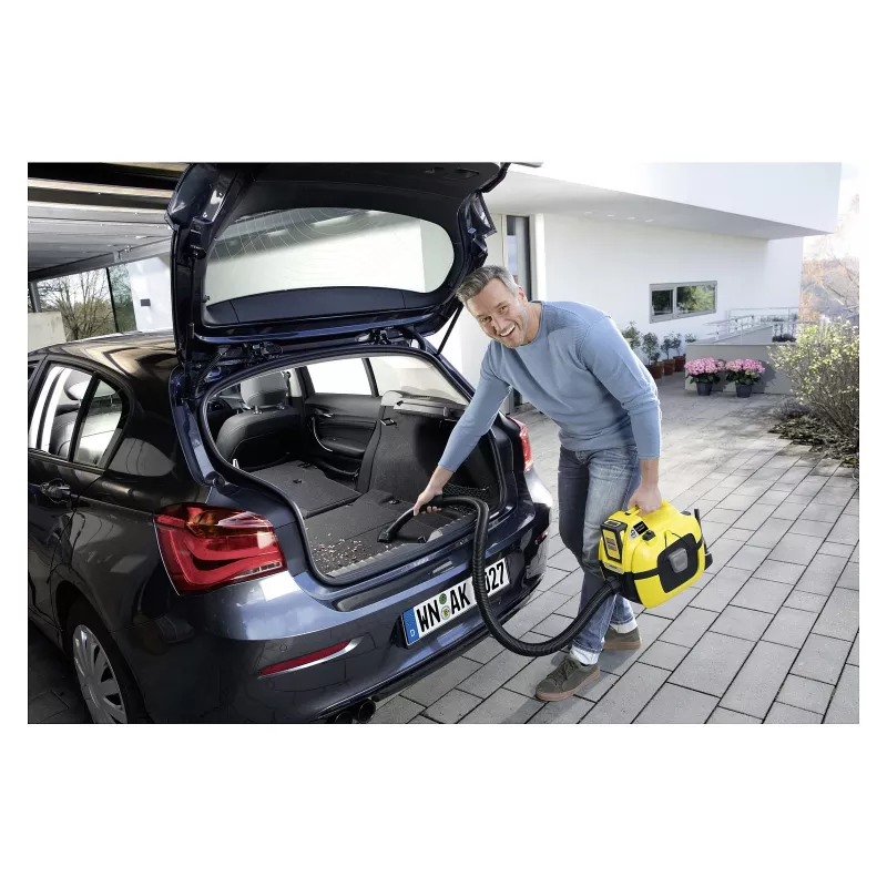 Kärcher WD 1 Compact Battery Set Slapjās un sausās tīrīšanas putekļsūcējs, 15L, 1000W