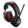 PerfectPro H-40 Aizsargājošas būvniecības austiņas ar DAB+/FM radio, Bluetooth 5.2, SNR 30 dB, IPX4, USB-C, melnas