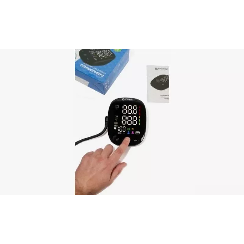 ORO-N12 SMART Augšdelma asinsspiediena mērītājs ar USB, balss funkciju un fona apgaismojuma LCD