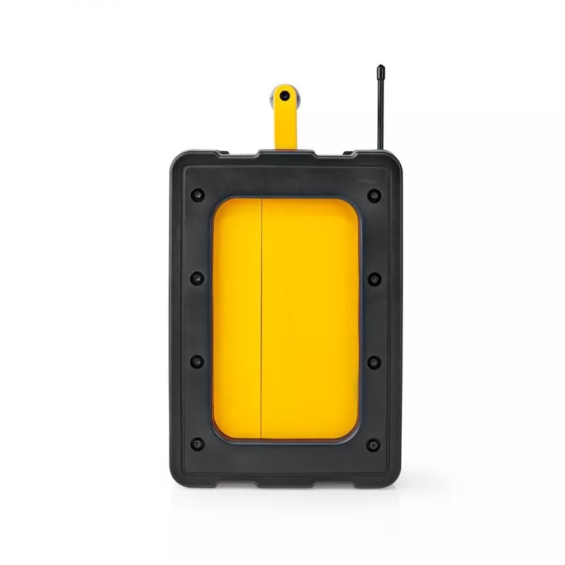 Nedis FM Radio RDFM3100YW - Pārnēsājams FM radio ar Bluetooth un AUX, IPX5, Dzeltens