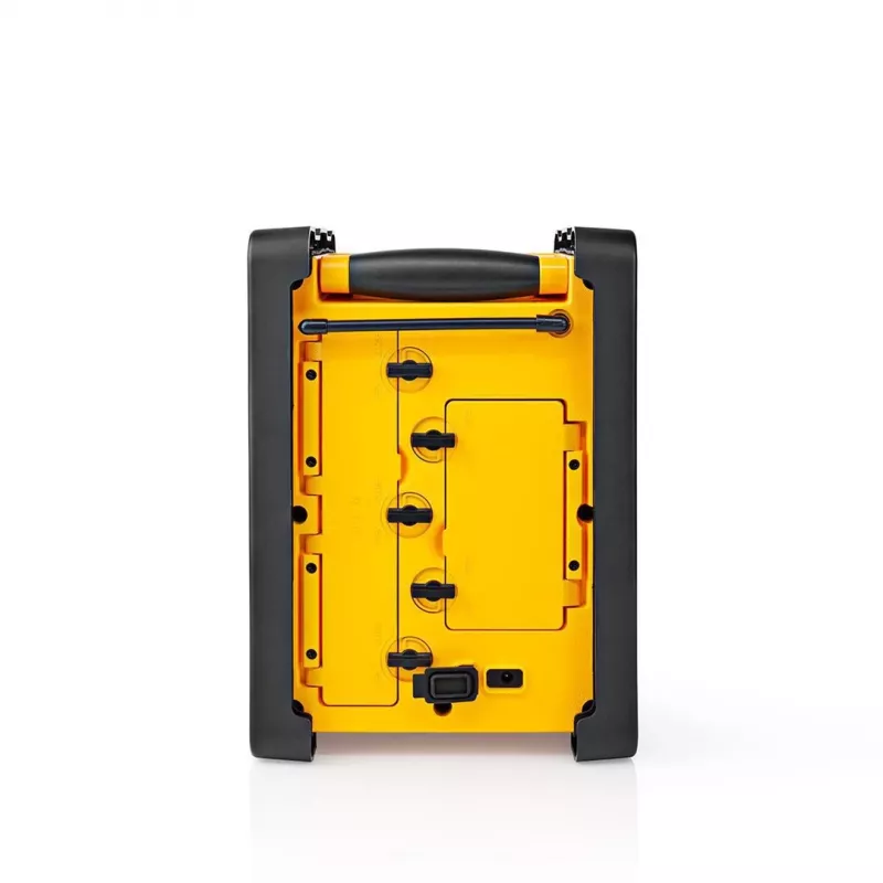 Nedis FM Radio RDFM3100YW - Pārnēsājams FM radio ar Bluetooth un AUX, IPX5, Dzeltens