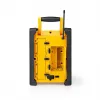 Nedis FM Radio RDFM3100YW - Pārnēsājams FM radio ar Bluetooth un AUX, IPX5, Dzeltens