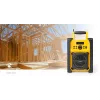 Nedis FM Radio RDFM3100YW - Pārnēsājams FM radio ar Bluetooth un AUX, IPX5, Dzeltens
