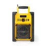 Nedis FM Radio RDFM3100YW - Pārnēsājams FM radio ar Bluetooth un AUX, IPX5, Dzeltens