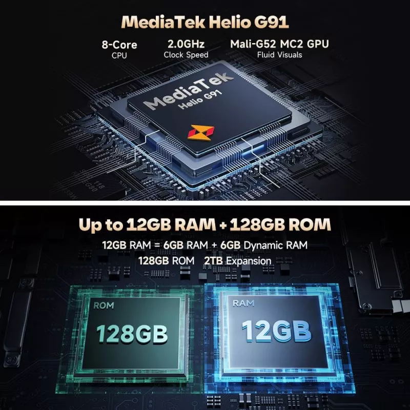 ULEFONE Armor X16 6GB/128GB Sand Dune Izturīgs Mobilais Telefons