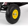 MILLY MALLY Pedāļu Go-Kart Thor Melns, Tērauda Rāmis, EVA Putu Riteņi, Rokas Bremze, Uz Priekšu/Atpakaļ, Bērniem 3-8 Gadi, Maks. Slodze 30 kg