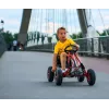 MILLY MALLY Pedāļu Go-Kart Thor Melns, Tērauda Rāmis, EVA Putu Riteņi, Rokas Bremze, Uz Priekšu/Atpakaļ, Bērniem 3-8 Gadi, Maks. Slodze 30 kg