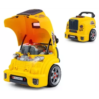 MILLY MALLY Meistardarbnīcas komplekts ar izjauktu dzinēju N-Gine Yellow