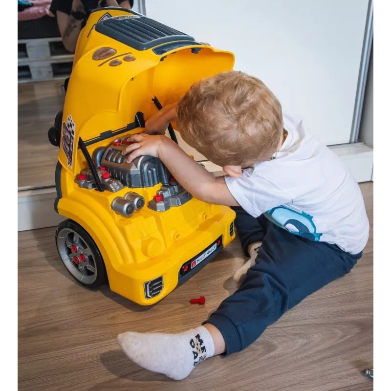 MILLY MALLY Meistardarbnīcas komplekts ar izjauktu dzinēju N-Gine Yellow