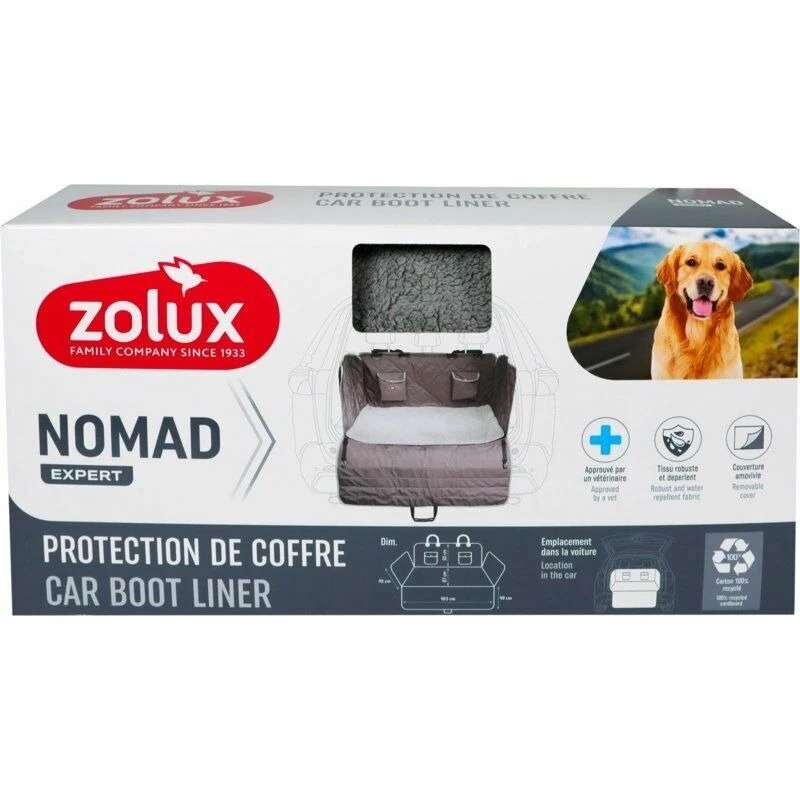 ZOLUX Nomad Auto Bagāžnieka Aizsargpārklājs – Ūdensizturīgs, Izturīgs pret Skrāpējumiem, Universāls Piemērots