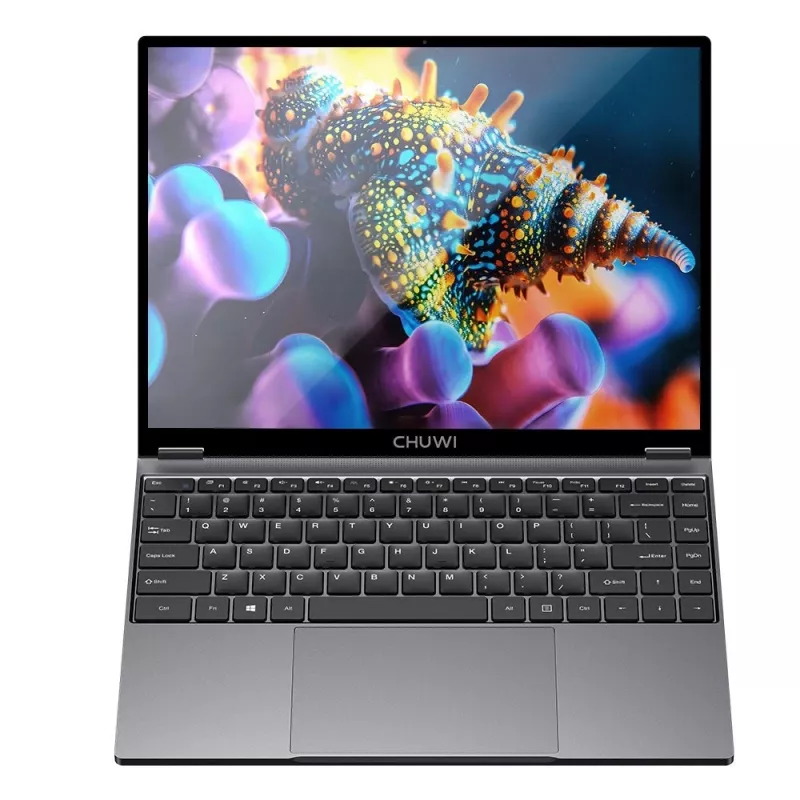 Chuwi FreeBook 2025 N150 13.5 inch 2-in-1 skārienjūtīgs klēpjdators, Intel N150, 16GB RAM, 512GB SSD, dzelzs pelēks
