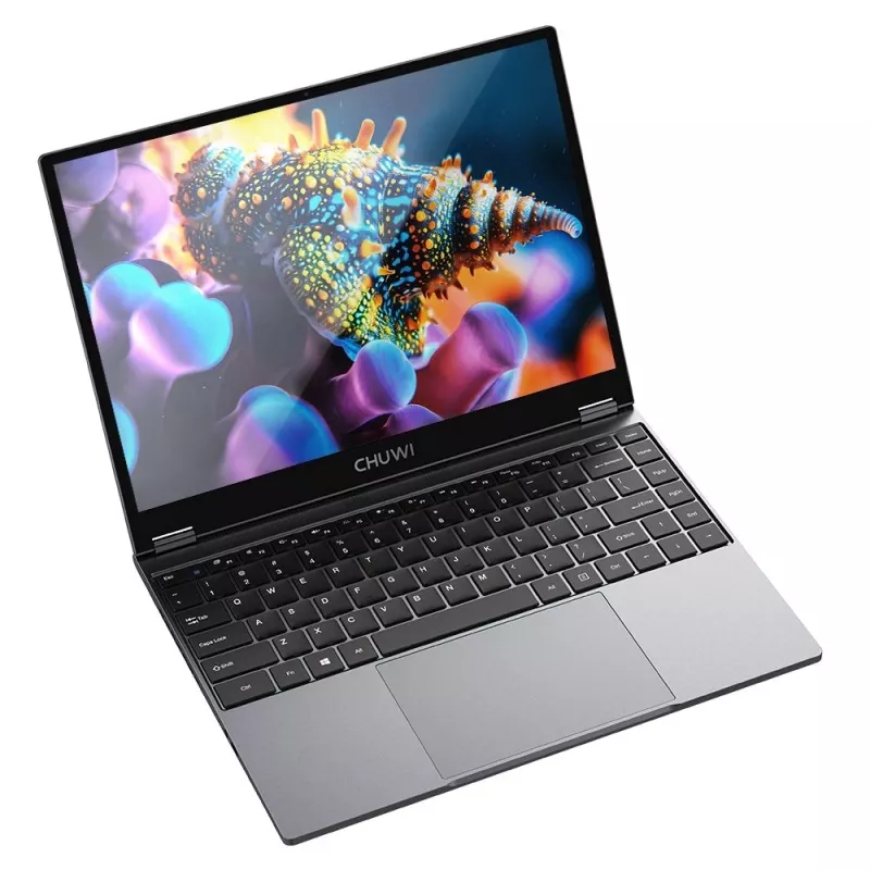 Chuwi FreeBook 2025 N150 13.5 inch 2-in-1 skārienjūtīgs klēpjdators, Intel N150, 16GB RAM, 512GB SSD, dzelzs pelēks
