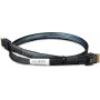 ICY DOCK MB323L-B SlimSAS 4i 38-pin SFF-8654 uz SlimSAS 4i 38-pin SFF-8654 kabelis, PCIe 4.0, 0,5 m