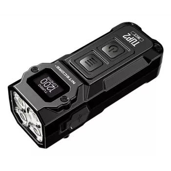 Nitecore TUP2 Atslēgu piekariņa lukturītis Melns 1200lm USB-C