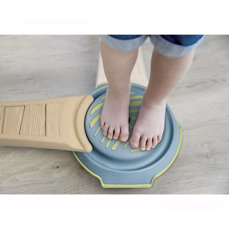 Smoby Life Balance Beam Set bērniem - 10 daļu modulārs līdzsvara treniņu komplekts ar soļošanas akmeņiem, iekštelpām/āra telpām, vecumam no 2+ gadiem