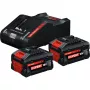 Bosch Expert Starter Set 18V, 2x ProCORE18V 8.0Ah baterijas + GAL 18V-160 C lādētājs, melns, AMPShare Alliance