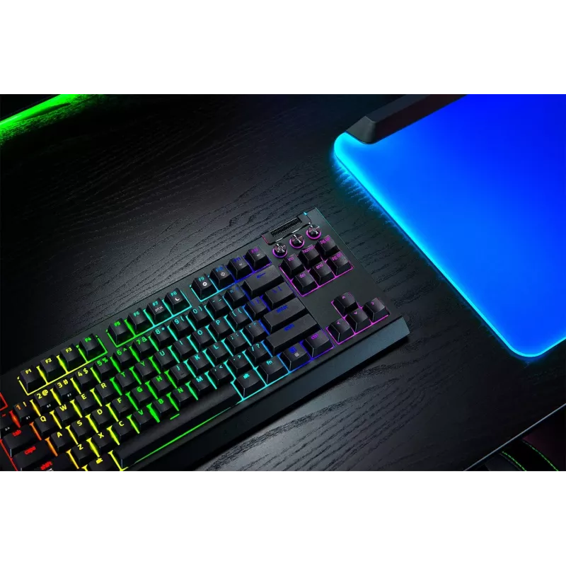 Razer BlackWidow V4 Tenkeyless HyperSpeed Orange Switch Keyboard - US Layout