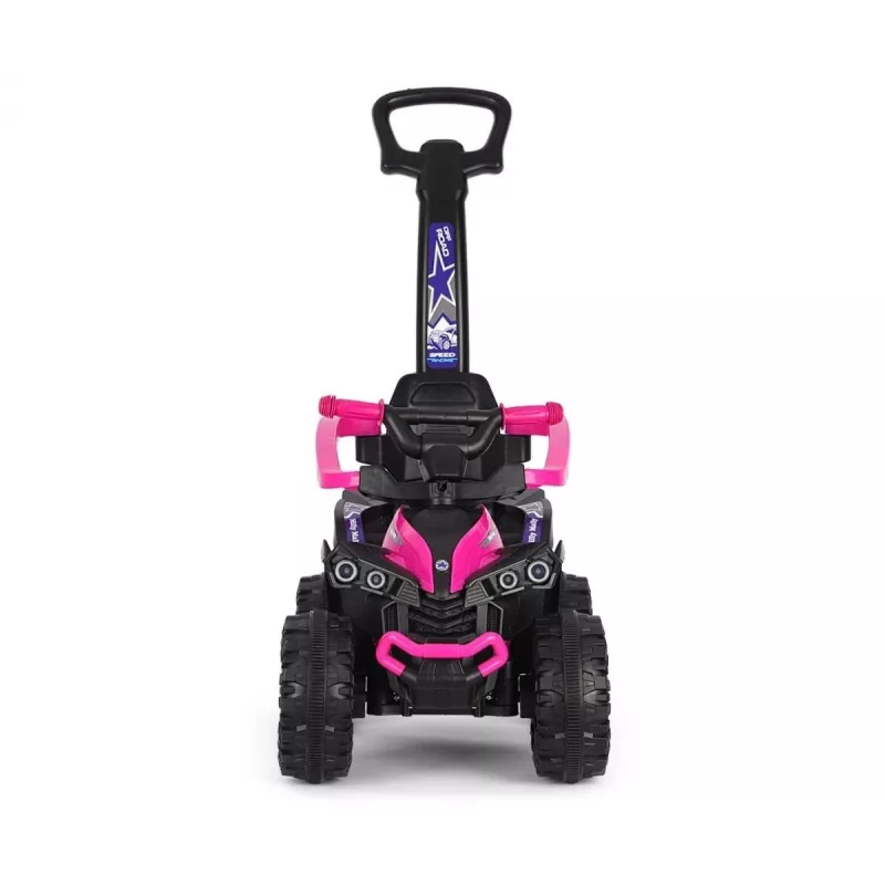 MILLY MALLY Bērnu velosipēds ar rokturi Wild Pink 12 collas