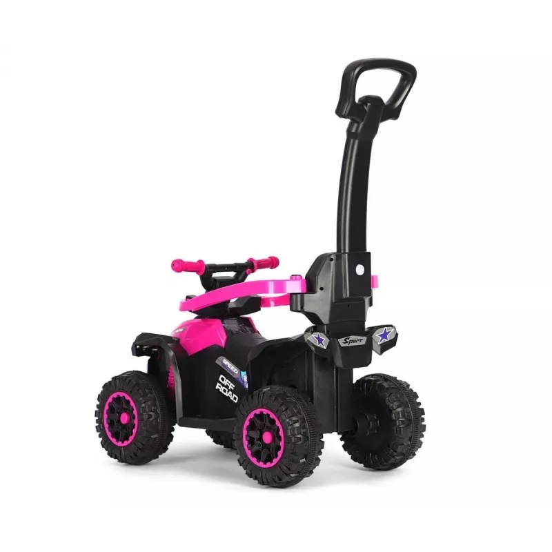 MILLY MALLY Bērnu velosipēds ar rokturi Wild Pink 12 collas