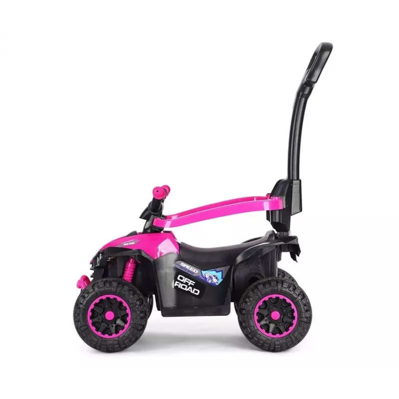MILLY MALLY Bērnu velosipēds ar rokturi Wild Pink 12 collas